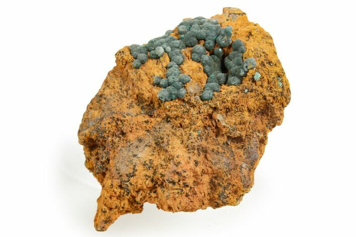 Teal Blue Rosasite on Matrix - Mexico #371790